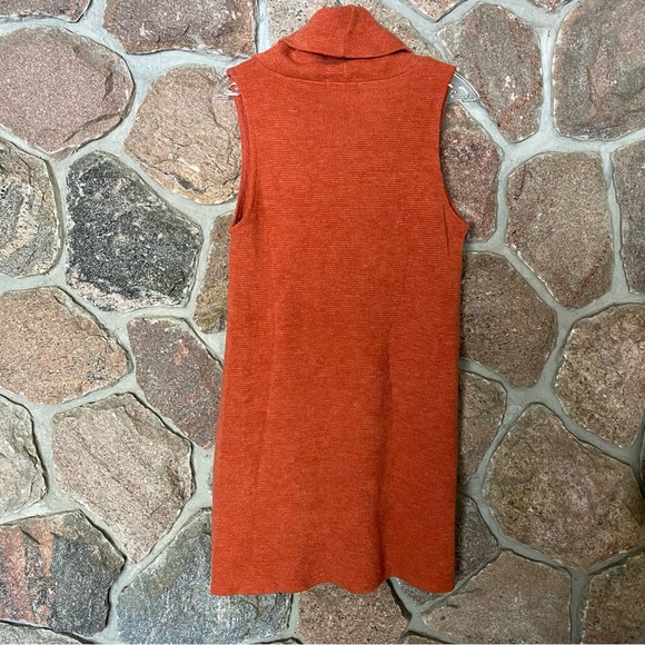 🍊Papillon burnt orange sleeveless tunic top or mini dress. - Picture 5 of 6